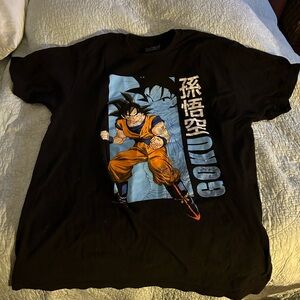 Dragon Ball Z Black Graphic T-Shirt Size Large